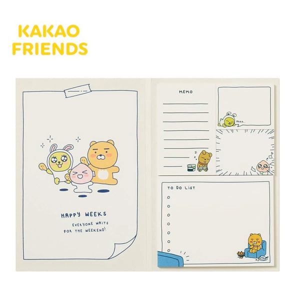 Kakao Friends－Happy Weekend便利貼套裝